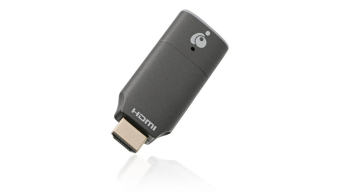 Iogear Mini Wireless 4K Screen Sharing Streamingadapter Til Netværksmedie TRÅDLØS Sort