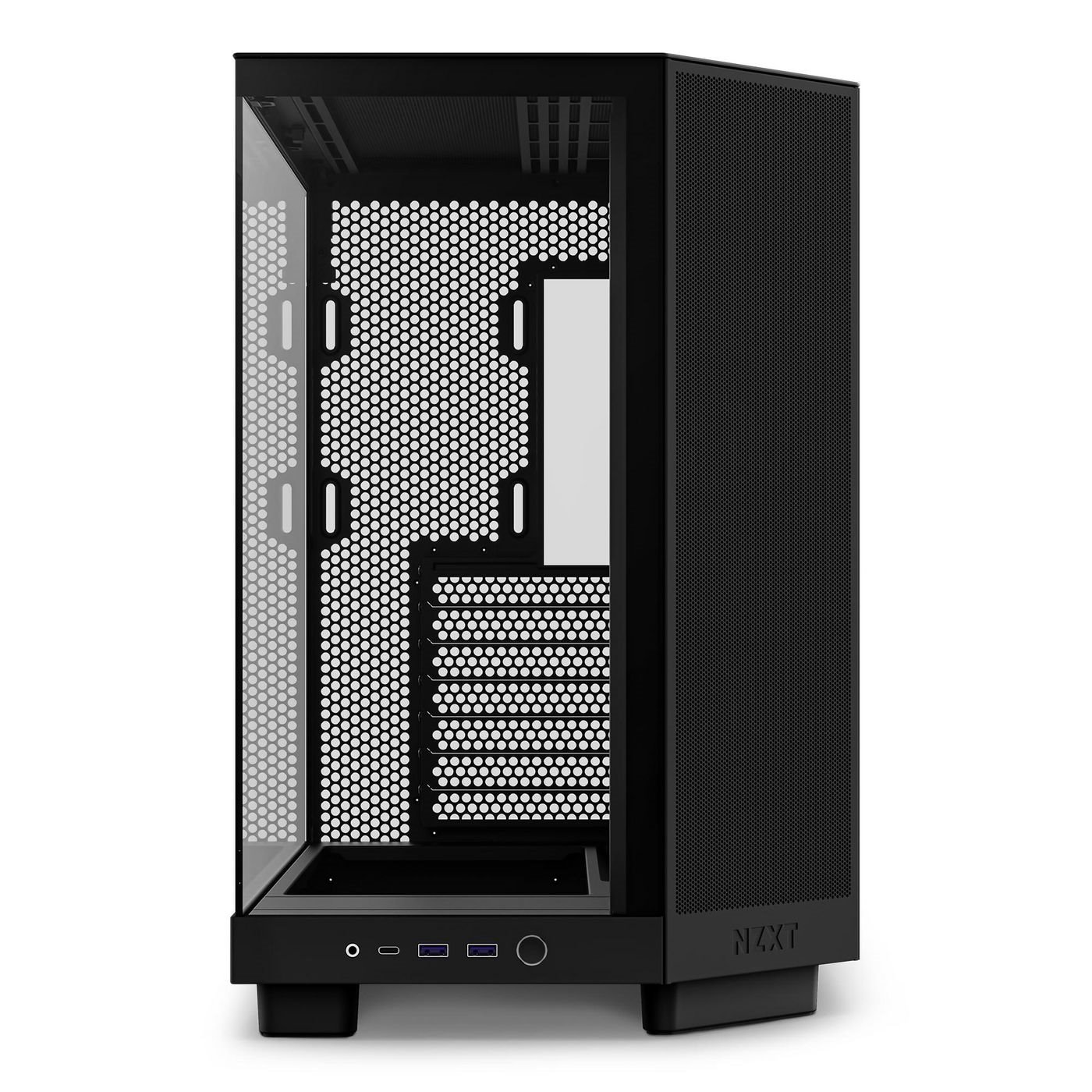 NZXT H Series H6 Flow TÅRN Atx Ingen Strømforsyning Sort