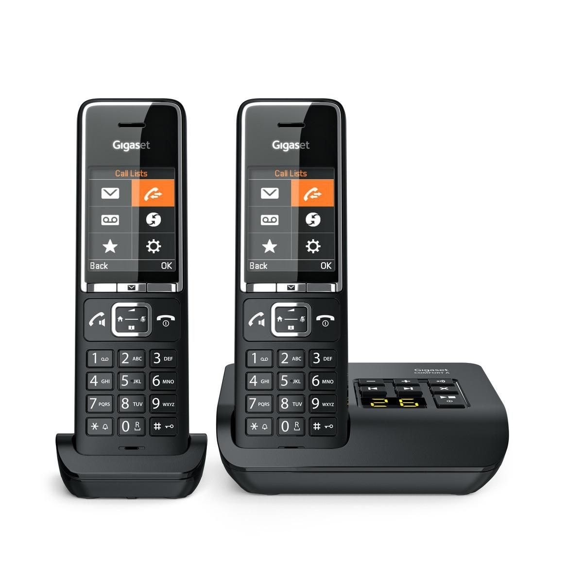 Gigaset Comfort 550A Duo Schwarz/Chrom