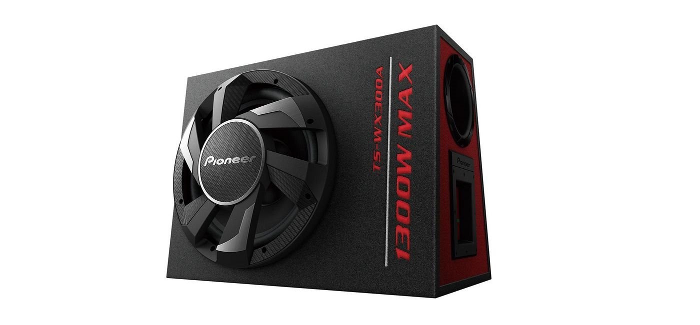 Pioneer Ts-Wx300a Subwoofer Sort RØD