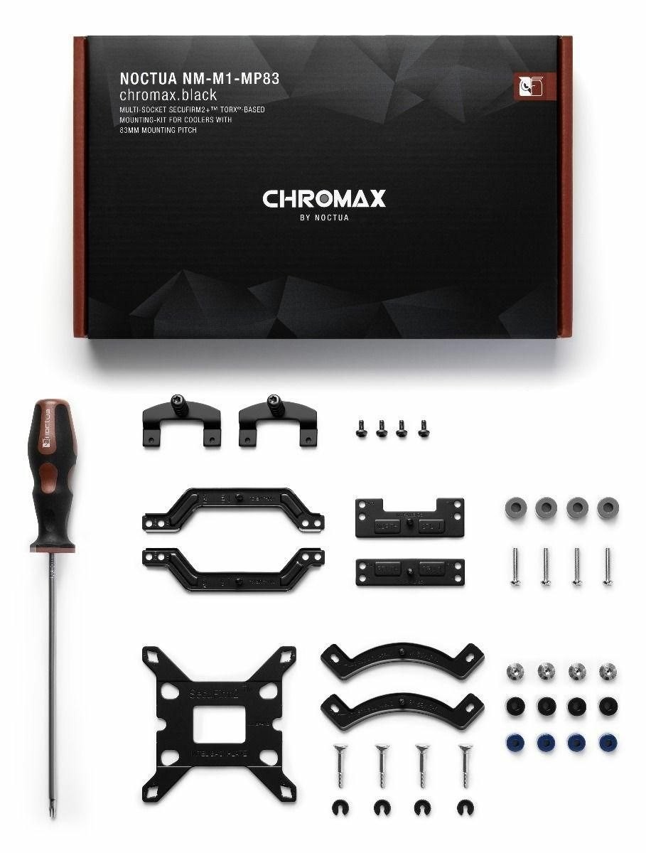 Noctua NM-M1-MP83 Chromax.Black Computerkølesystem, Dele Og Tilbehør Monteringssæt