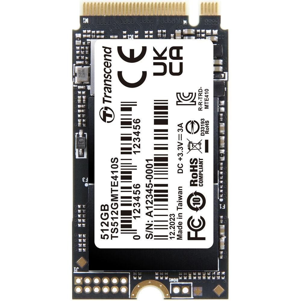 Transcend Solid State-Drev Mte410s 512GB M.2 Pci Express 4.0 X4 (NVMe)