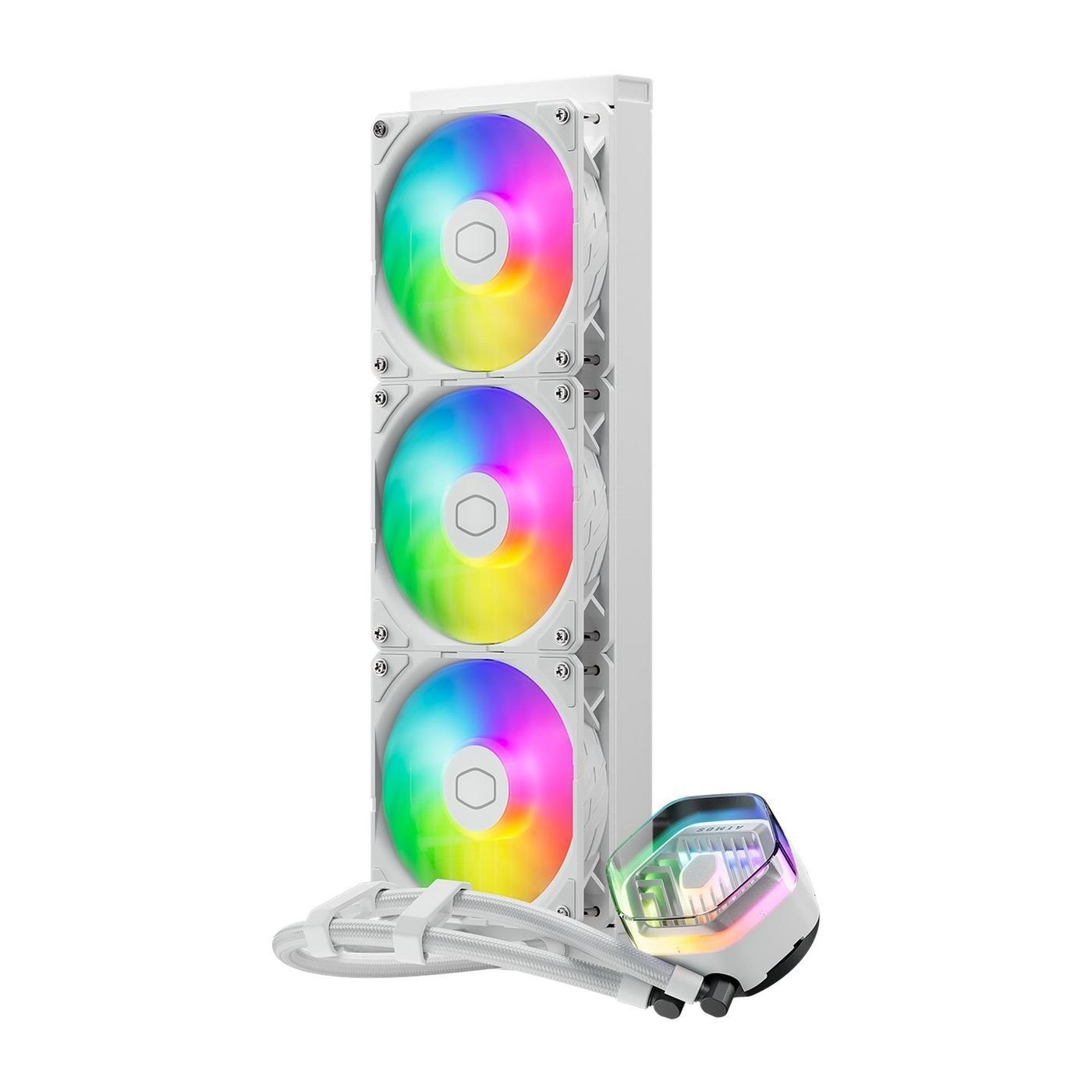Cooler Master MasterLiquid 360 Atmos Argb Kølesystem 1-Pack Hvid 120 MM