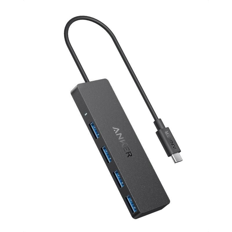 Anker [Ai Generated Title] Anker Usb-C Data Hub 4 I 1 5Gbps Sort