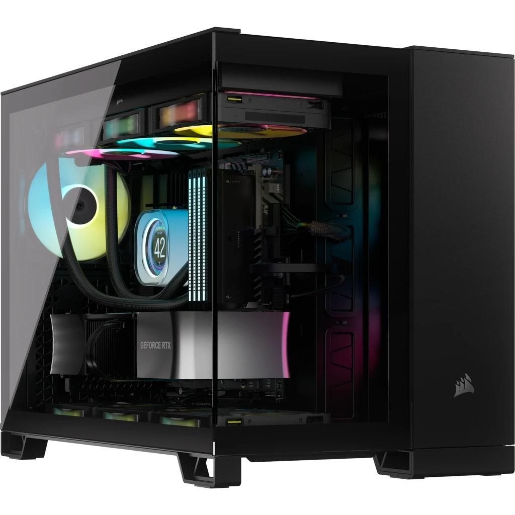 Corsair 2500X TÅRN Micro-ATX Ingen Strømforsyning Sort