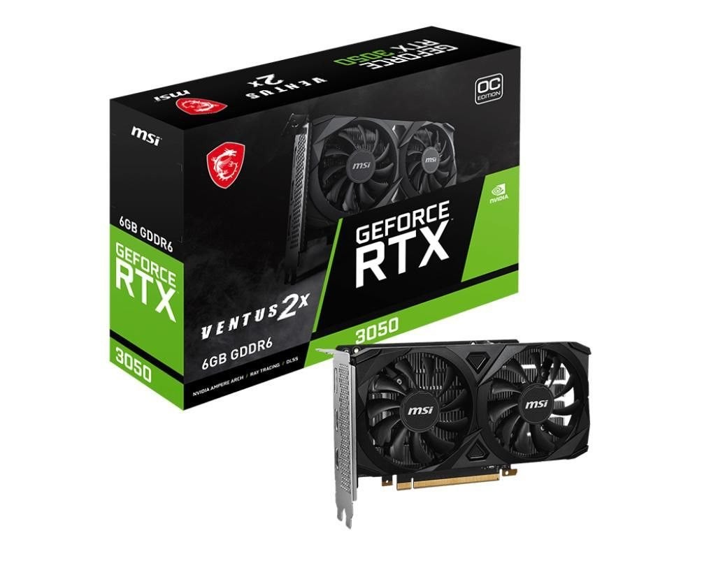 Msi GeForce RTX 3050 Ventus 2X 6G Oc 6GB