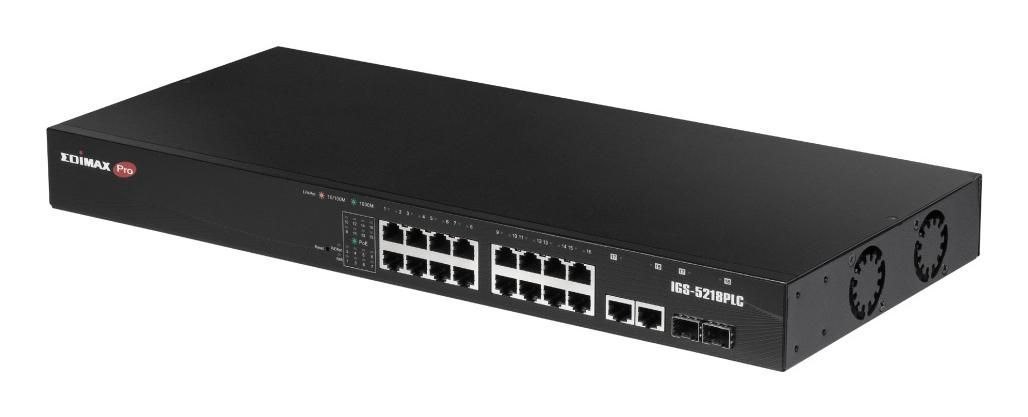 Edimax Switch Industrial 18-Port Gigabit PoE+Web Smart
