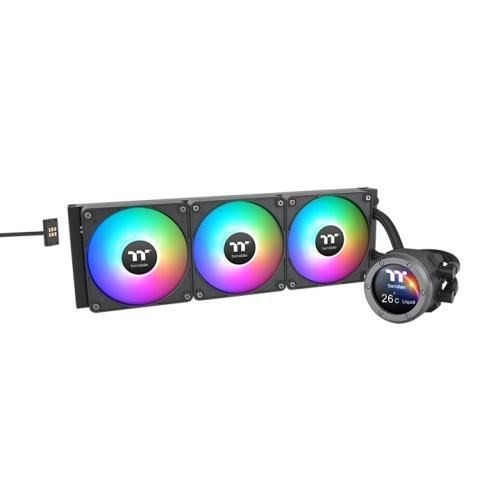 Thermaltake Cl-W417-Pl14sw-A Computerkølesystem Computerkabinet, Processor Alt-I-En Væskekøler 14 CM Sort 1 STK