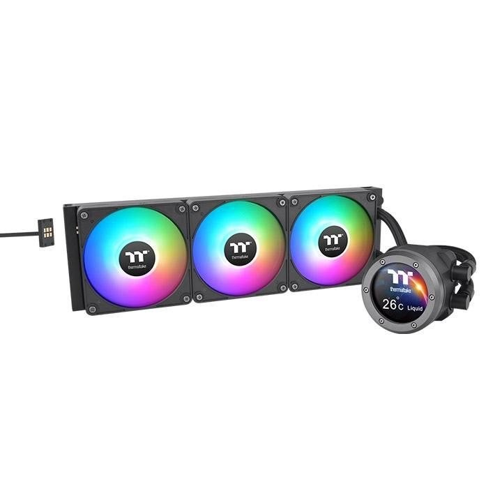 Thermaltake Cl-W416-Pl14sw-A Computerkølesystem Computerkabinet, Processor Alt-I-En Væskekøler 14 CM Sort 1 STK