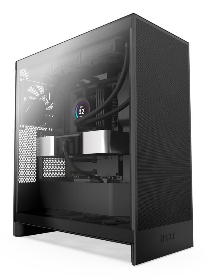 NZXT H Series H7 Flow TÅRN Atx Ingen Strømforsyning Sort