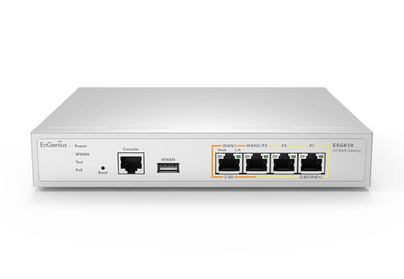 Engenius Cloud Managed Sdwan Security Gateway With Quad Core 22GHz And 4X 25G Ports Esg610