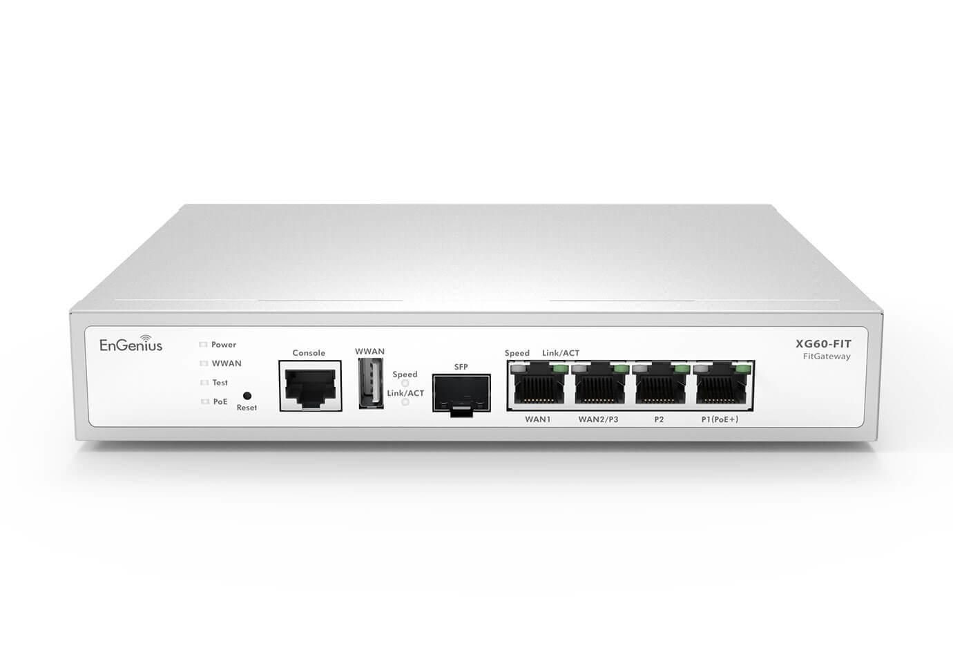 EnGenius FitXpress 4Port Gig PoE DualCore 21GHz Gateway Xg60fit