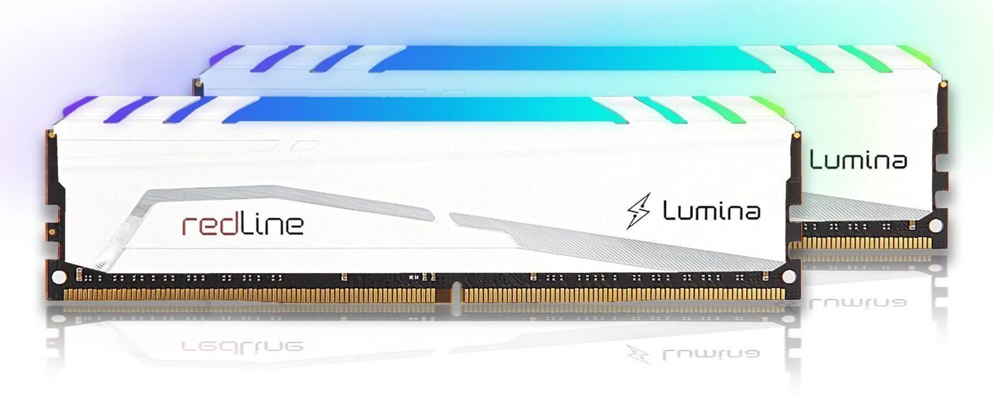 Mushkin Dimm 64 GB DDR5-6400 (2X 32 GB) Dual-Kit (Weiß, MLB5C640BGGP32GX2, Redline Lumina White)