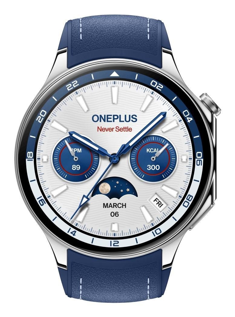 OnePlus Watch 2 46 MM BLÅ SØLV Smart Ur