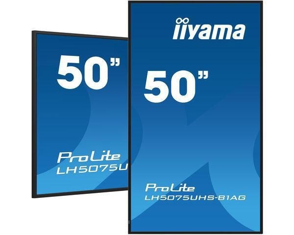 Iiyama ProLite Lh5075uhs-B1ag 50 Digital Skiltning 3840 X 2160