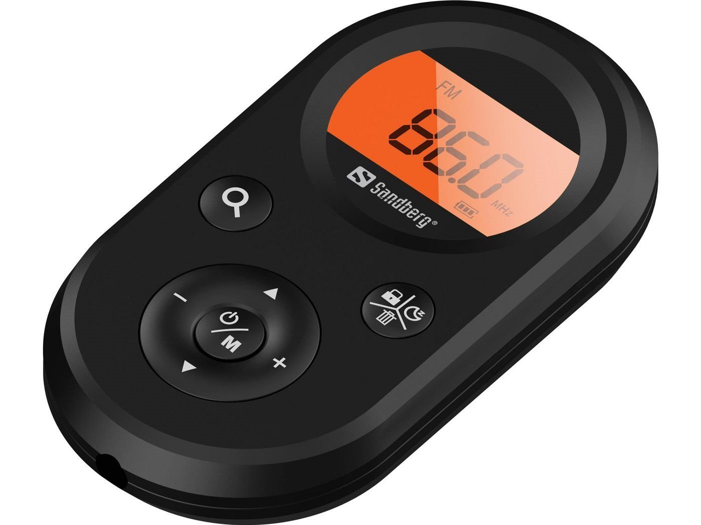Sandberg Pocket Radio Fm+Am Recharge Privat Radio Sort