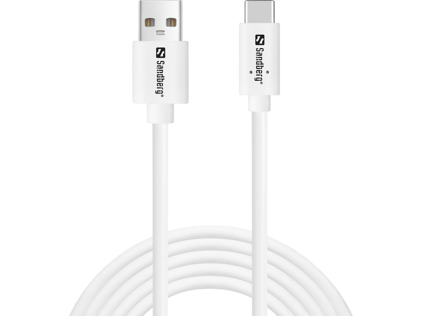 Sandberg Saver Usb 2.0 Usb Type-C Kabel 2M Hvid