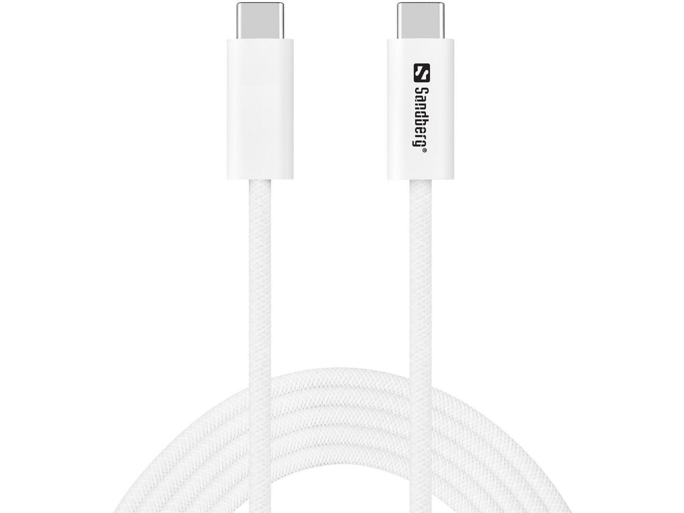 Sandberg Usb4 Usb Type-C Kabel 2M Hvid