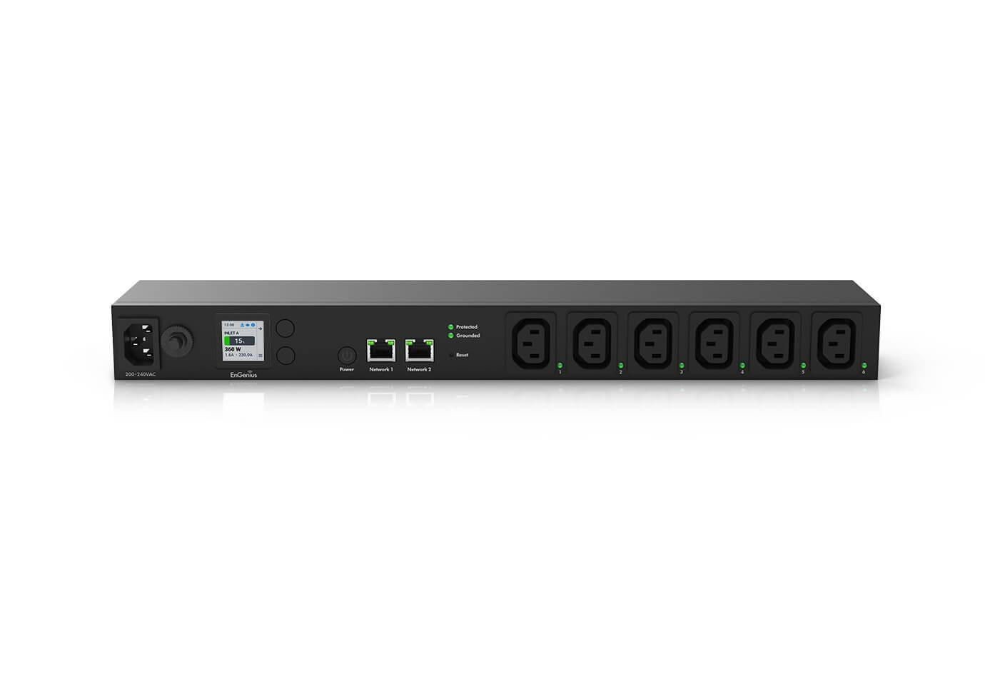 EnGenius Cloud Managed Pdu Power Distribution Unit 6Fach