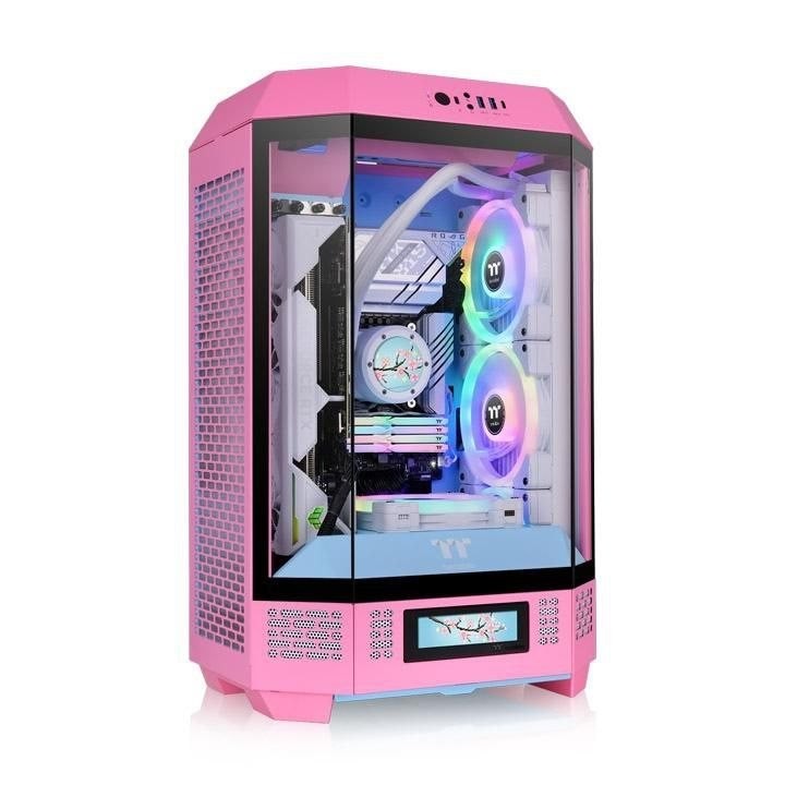 Thermaltake The Tower 300 TÅRN Mini Itx / Micro Atx Ingen Strømforsyning Pink