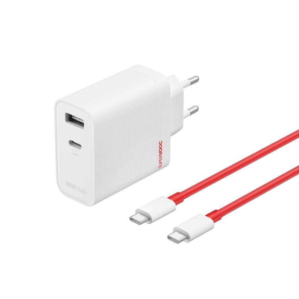 OnePlus Supervooc 80Watt Strømforsyningsadapter