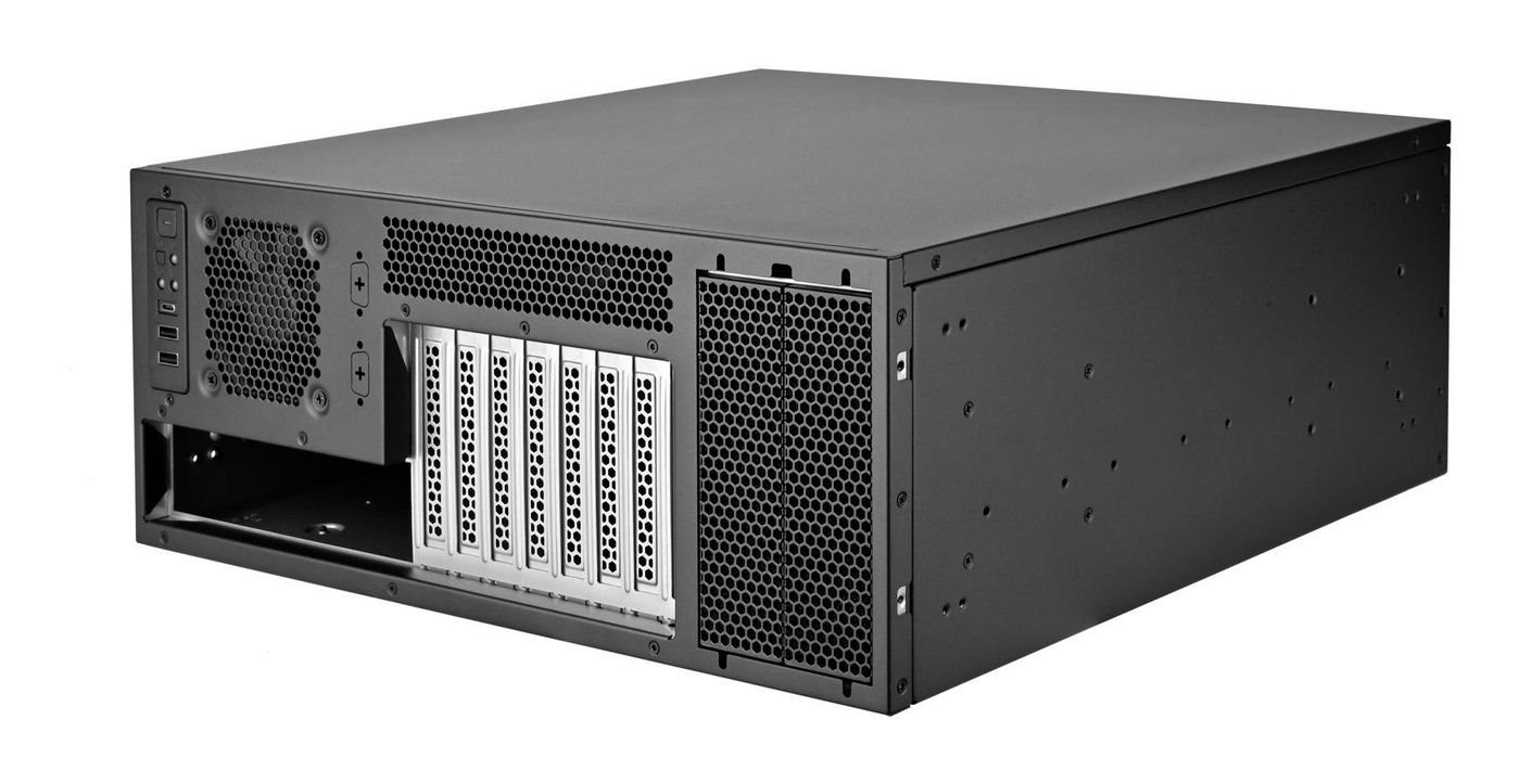 SilverStone Rm46-502-I Rackversion Ssi Eeb Ingen Strømforsyning Sort