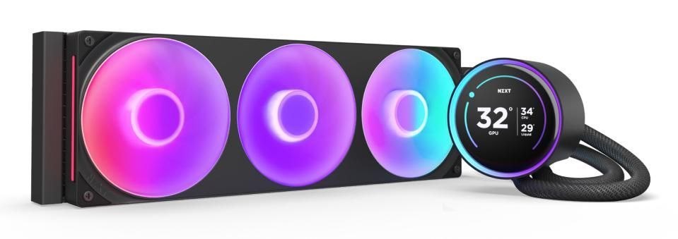 NZXT Kraken Elite 360 RGB Kølesystem 1-Pack Sort 120 MM