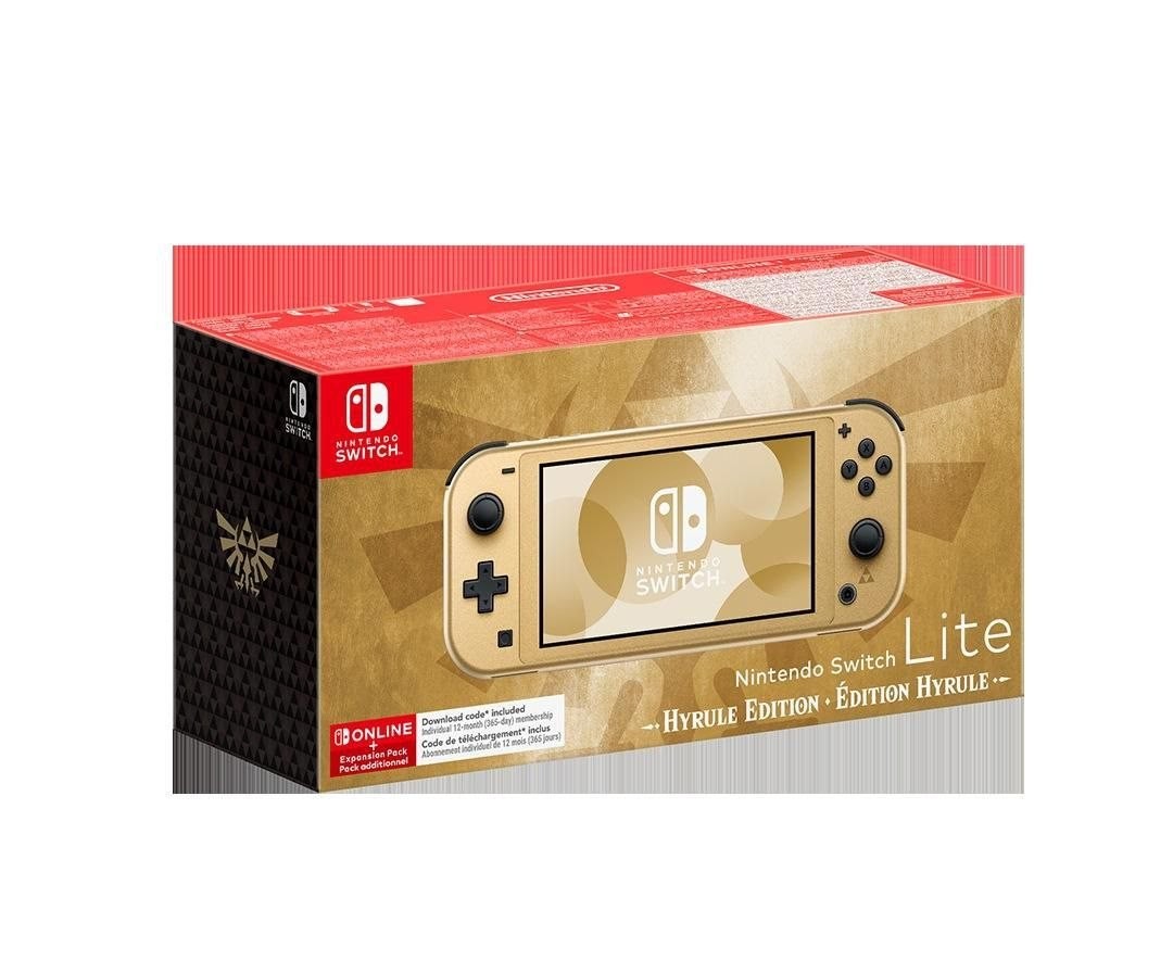 Nintendo Switch Lite Hyrule Edition Bærbar Spilkonsol 14 CM (5.5) 32 GB Berøringsskærm Wi-Fi Guld