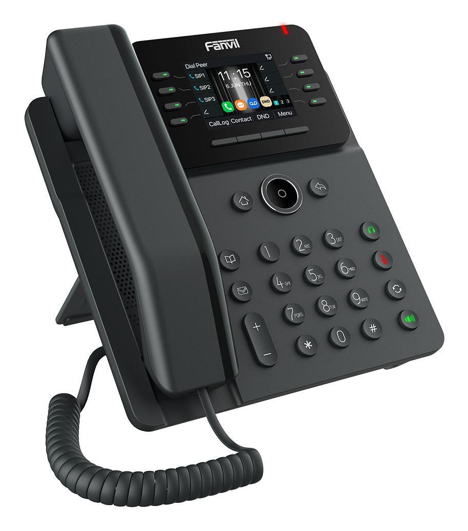 Fanvil V62W IP-telefon Sort 12 Linier LCD
