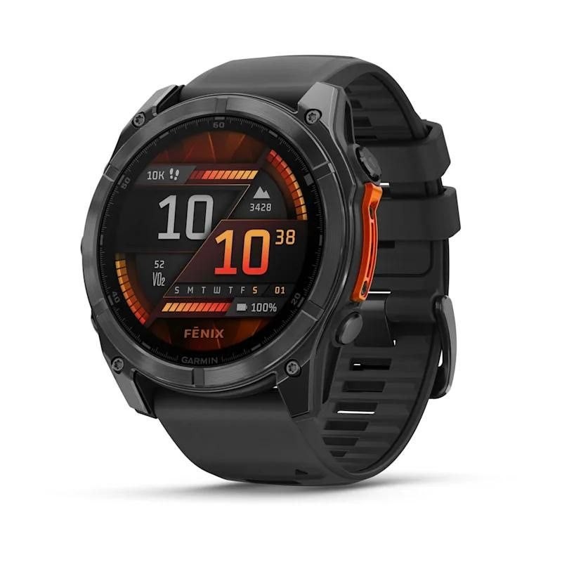 Garmin Fenix 8 51 MM Sort GRÅ Sportsur