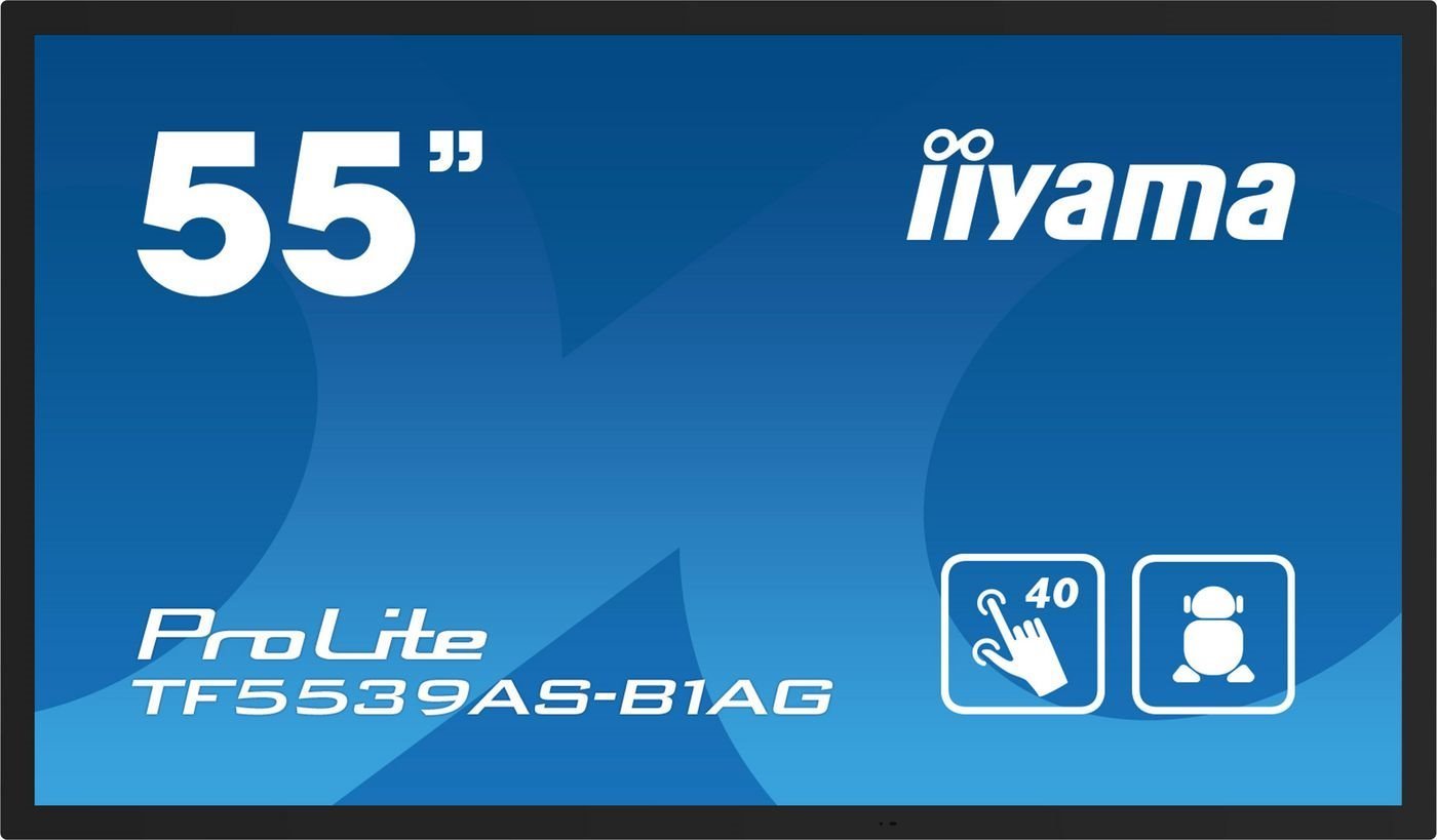Iiyama ProLite Tf5539as-B1ag 55 Klasse (54.6 Til At Se) LED-bagbelyst LCD Paneldisplay - 4K - For Digital Skiltning