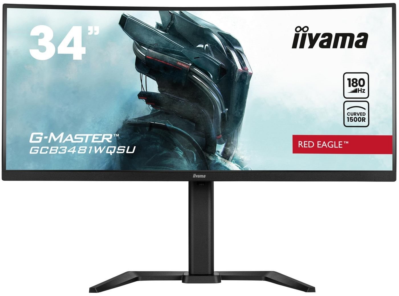 Iiyama G-Master Red Eagle Gcb3481wqsu-B1 34 3440 X 1440 (UltraWide) Hdmi DisplayPort 180Hz