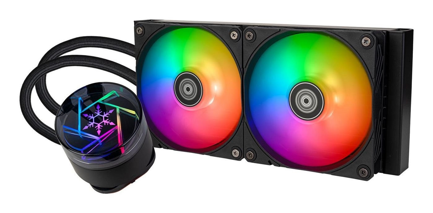 Silverstone NovaPeak 240 Argb Processor Væskekølingssæt 12 CM Sort 1 STK
