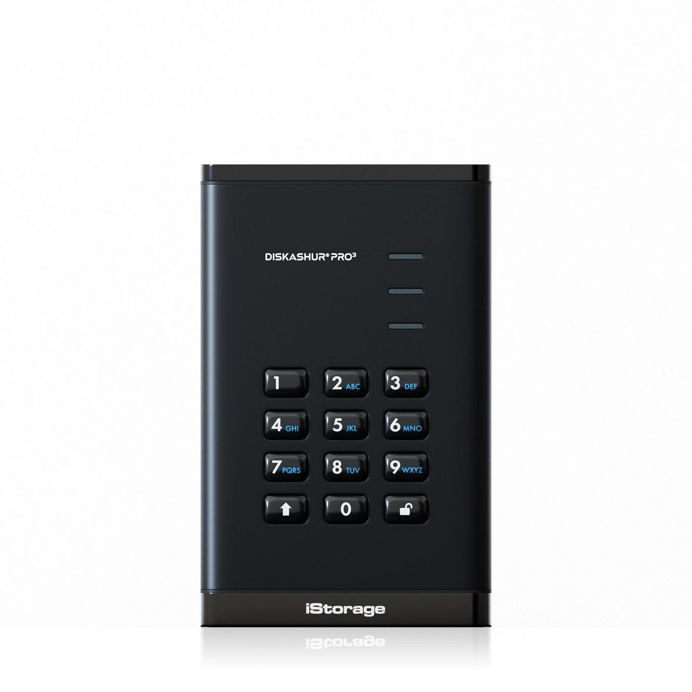 iStorage diskAshur Pro3 SSD 512 GB Usb Type-A / Usb Type-C 3.2 Gen 1 (3.1 Gen 1) Sort