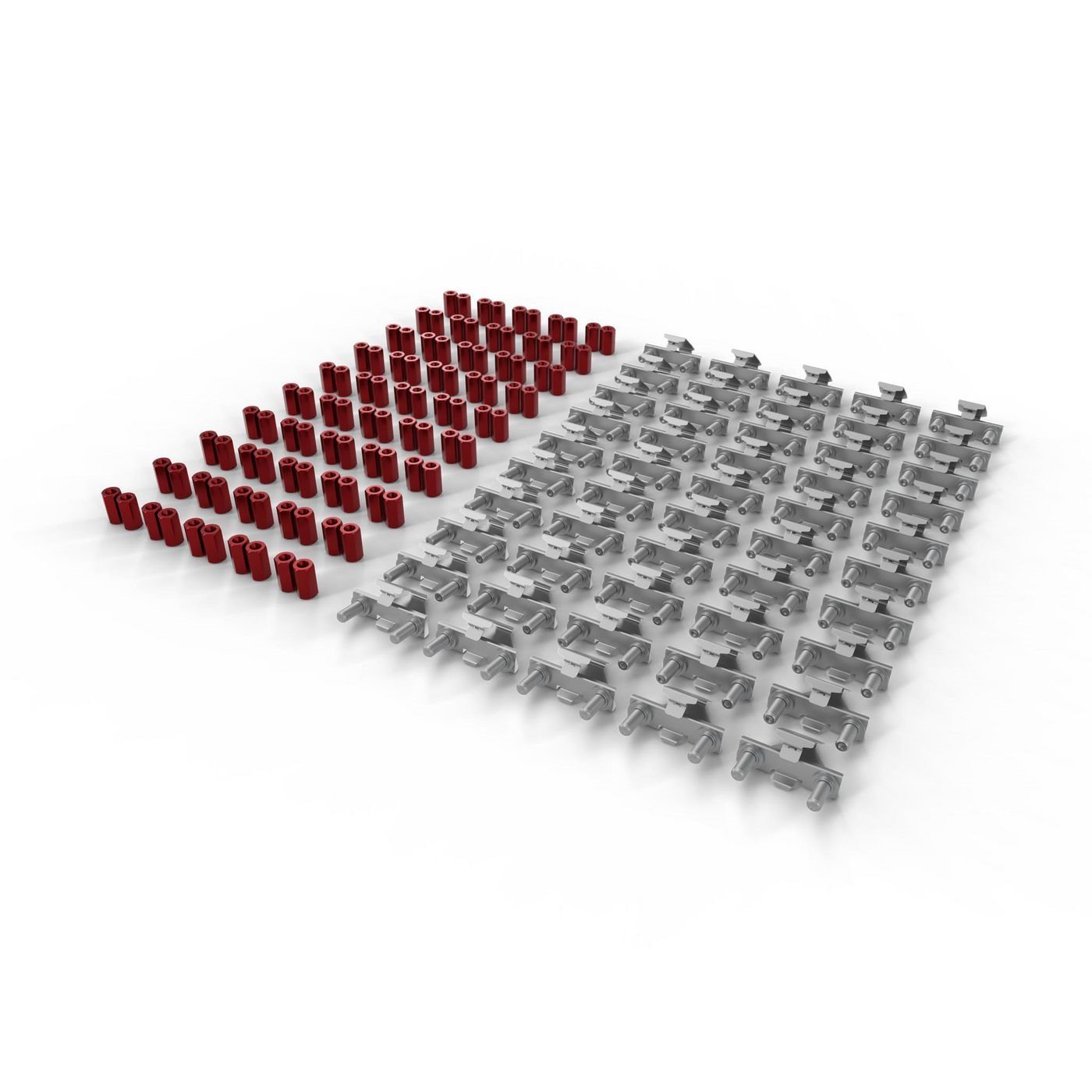 Patchbox dvmnt50RD 50 STÜCK 50 STK M6 Bolts & Nuts