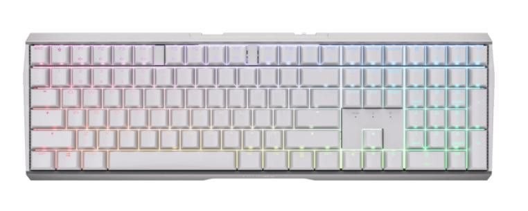 Cherry MX 3.0S Tastatur Mekanisk RGB/16 Millioner Farver TRÅDLØS Kablet TYSK