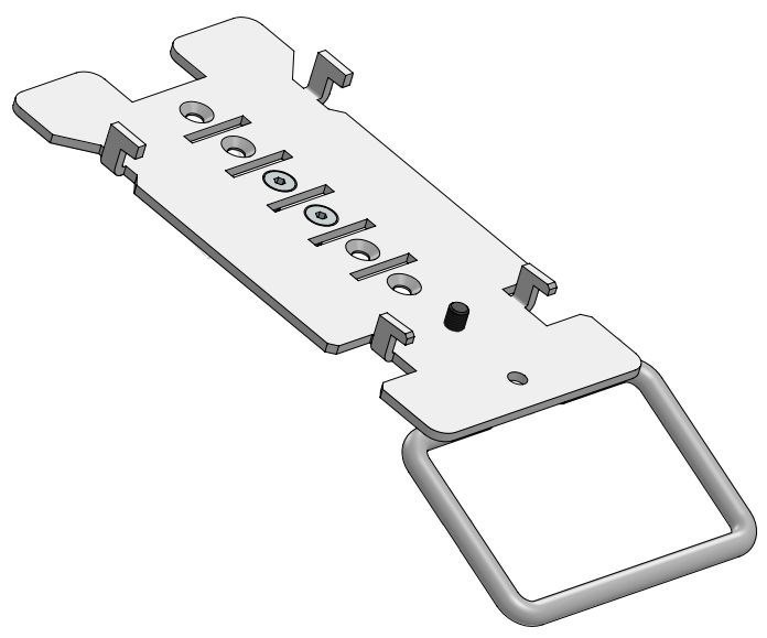 Ergonomic Solutions Keyhole Plate For Banksys