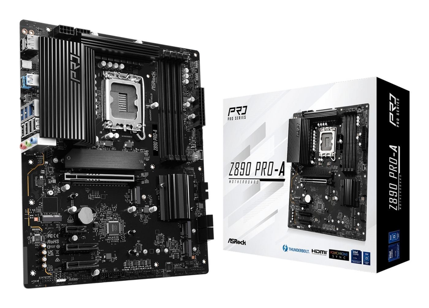 ASRock Z890 Pro-A Motherboard Atx Lga-1851 Intel Z890