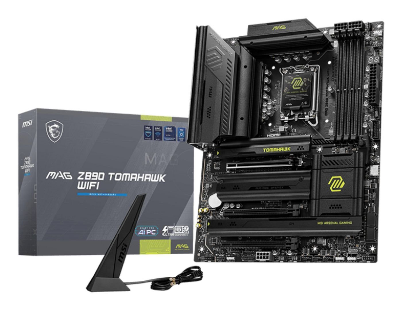 Msi Mag Z890 Tomahawk Wifi Atx Lga1851 Sokkel Intel Z890