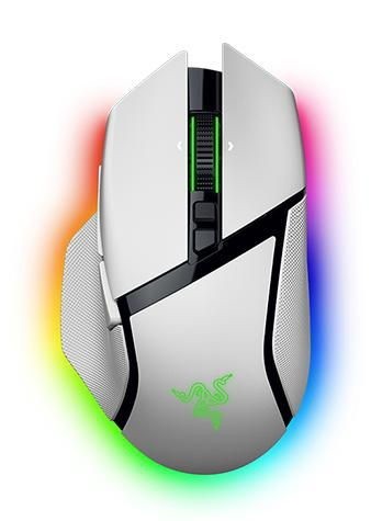 Razer Basilisk V3 Pro 35K Optisk TRÅDLØS Kablet Hvid
