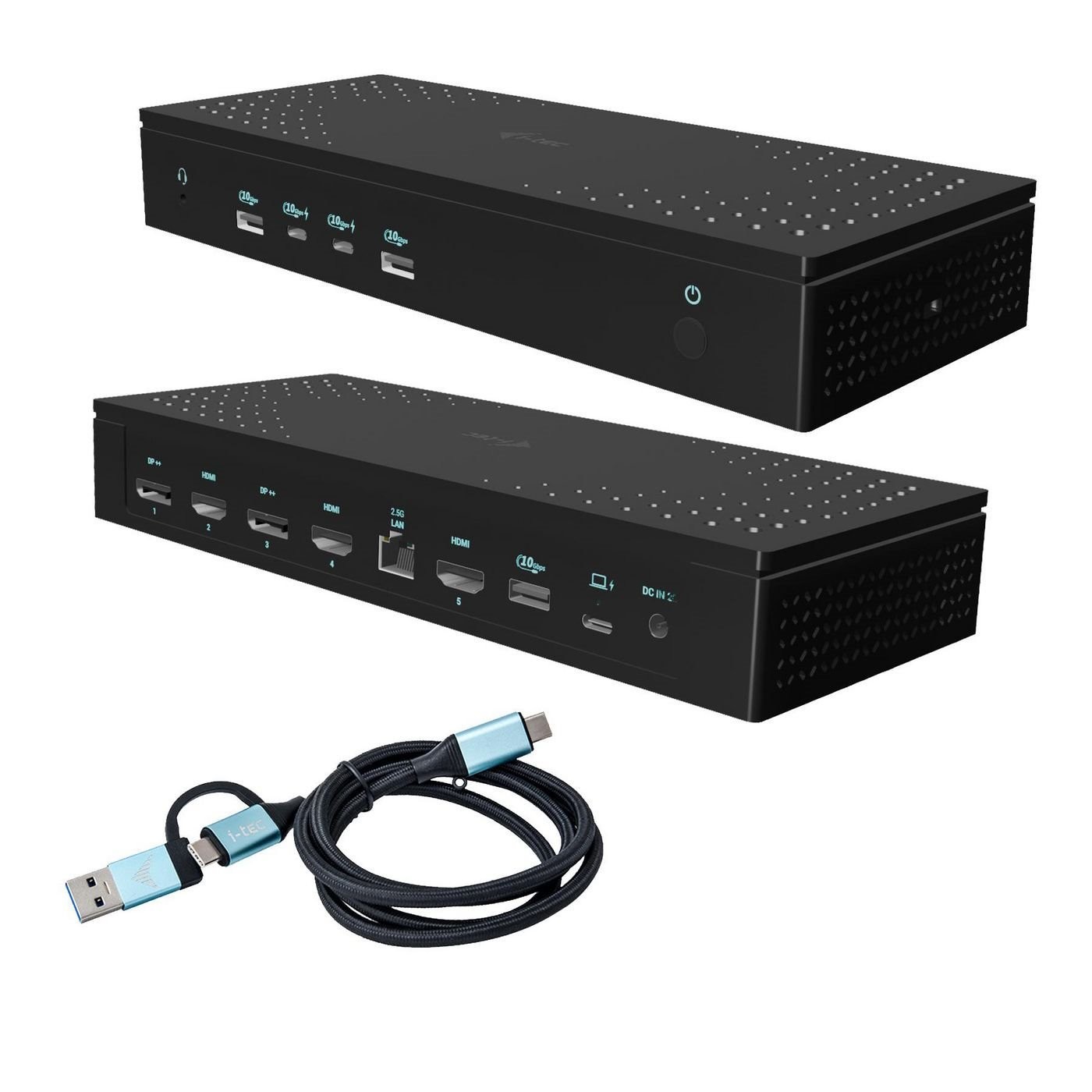 I-Tec Ca5monitordockpd Dockingstation Ledningsført Usb 3.2 Gen 1 (3.1 Gen 1) Type-C Sort