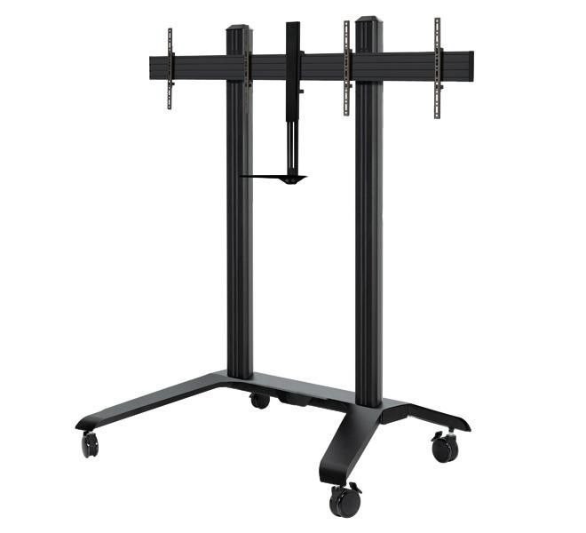 B-Tech System X BT8516 Vogn Med Hjul 2 Flat Panel / Av System 56- 65