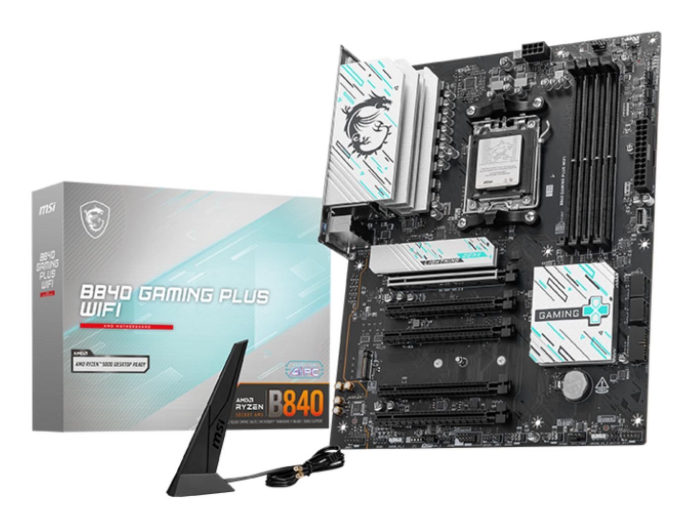 Msi B840 Gaming Plus Wifi Atx Socket Am5 Amd B840