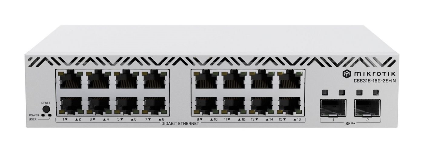 MikroTik Css318-16G-2S+In Switch 18-Porte 10 Gigabit Ethernet
