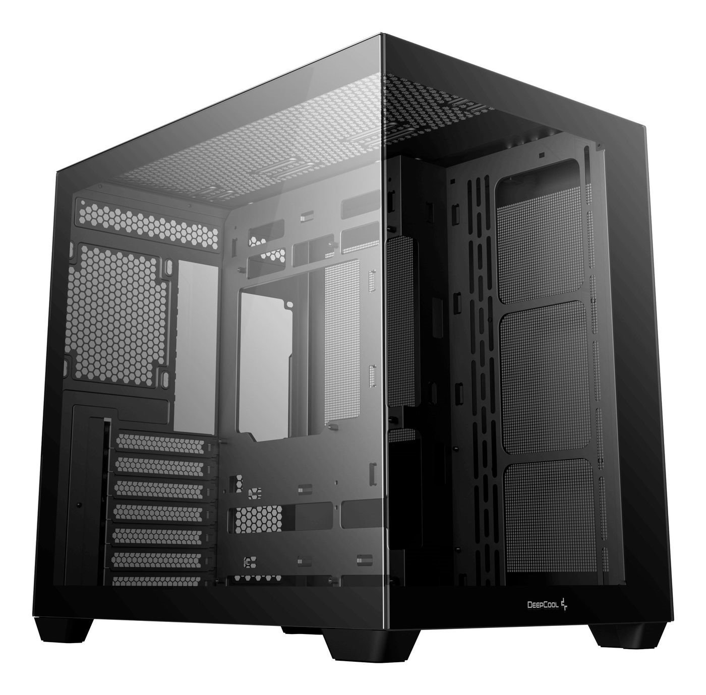 Deepcool CG530 (Schwarz, Tempered Glass X 2)