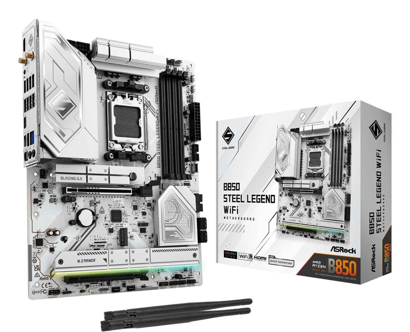 Asrock B850 Steel Legend WiFi Atx Am5 Socket DDR5