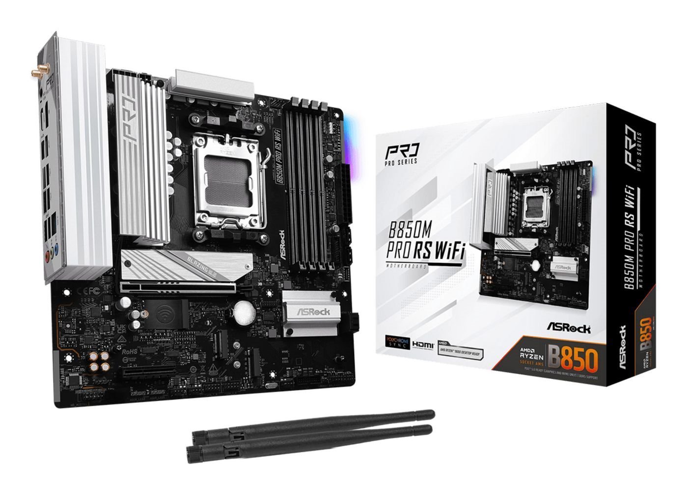 ASRock B850M Pro RS WiFi Matx Am5