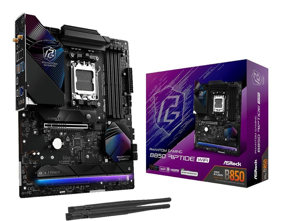 Asrock Phantom Gaming B850 Riptide Atx Am5 Socket DDR5