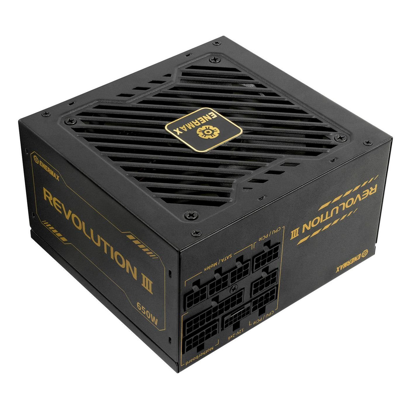 Enermax Power Supply 650W Revolution3 80+ Gold Black Fullmod