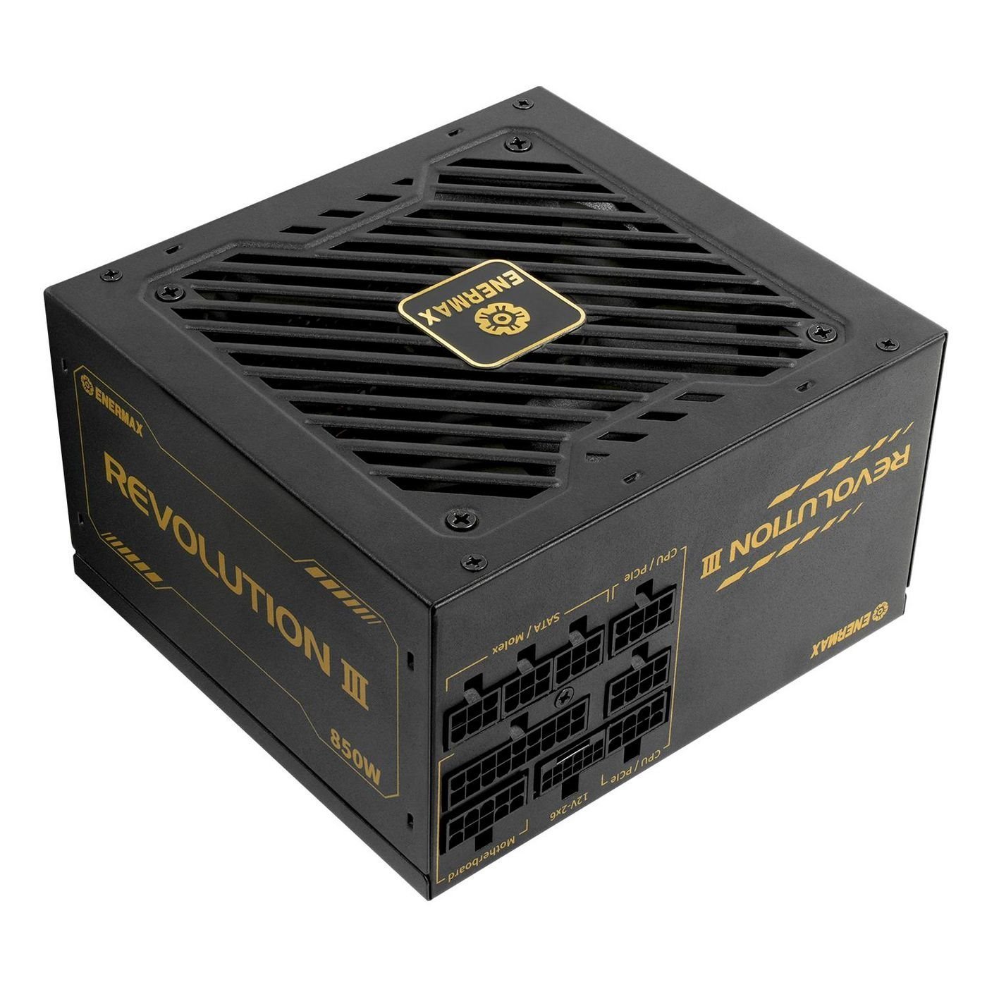 Enermax Power Supply 850W Revolution3 80+ Gold Black Fullmod